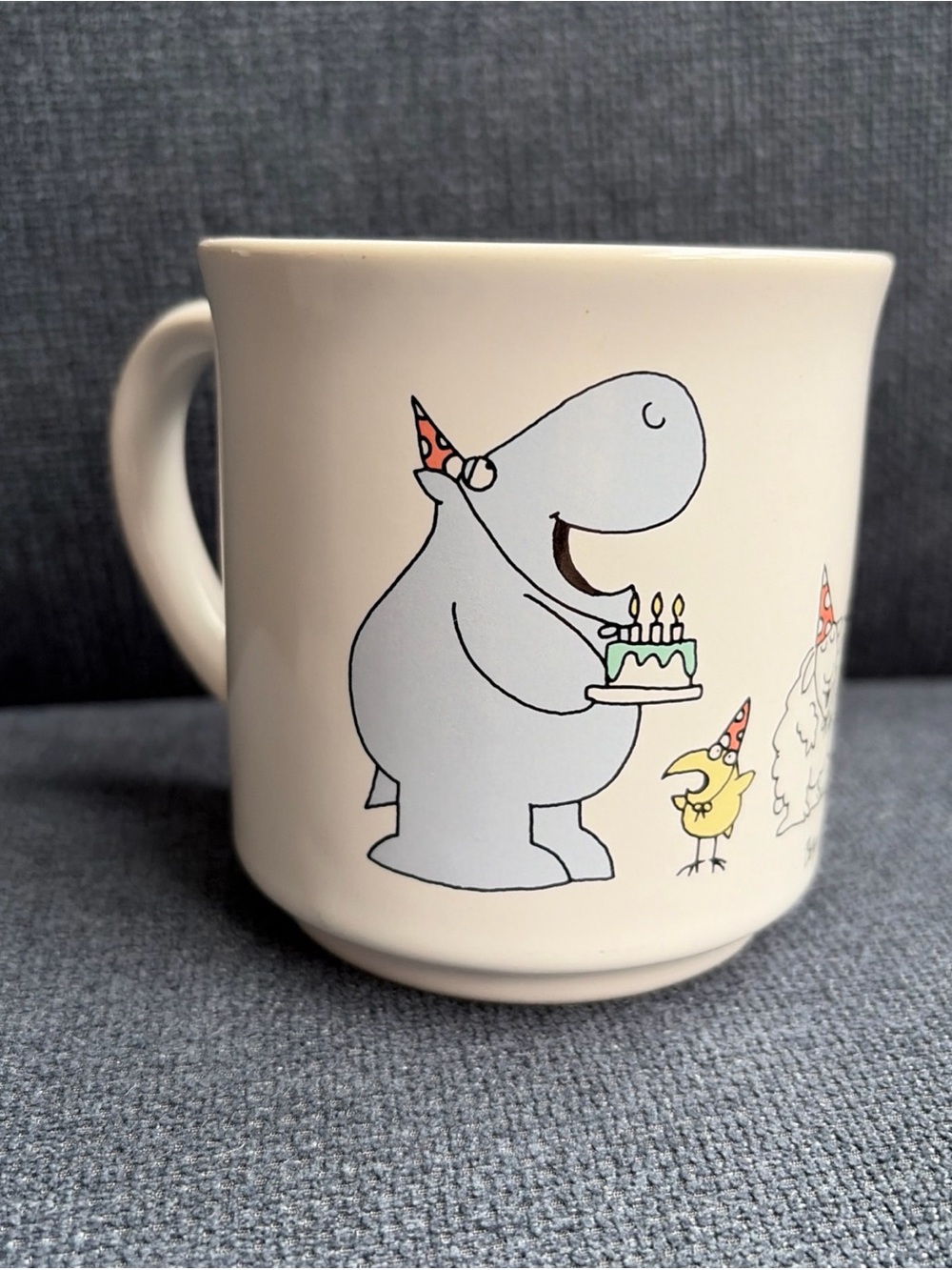Happy Birthday mug Sandra Boynton RPP Hippo Birdie Two Ewes Japan